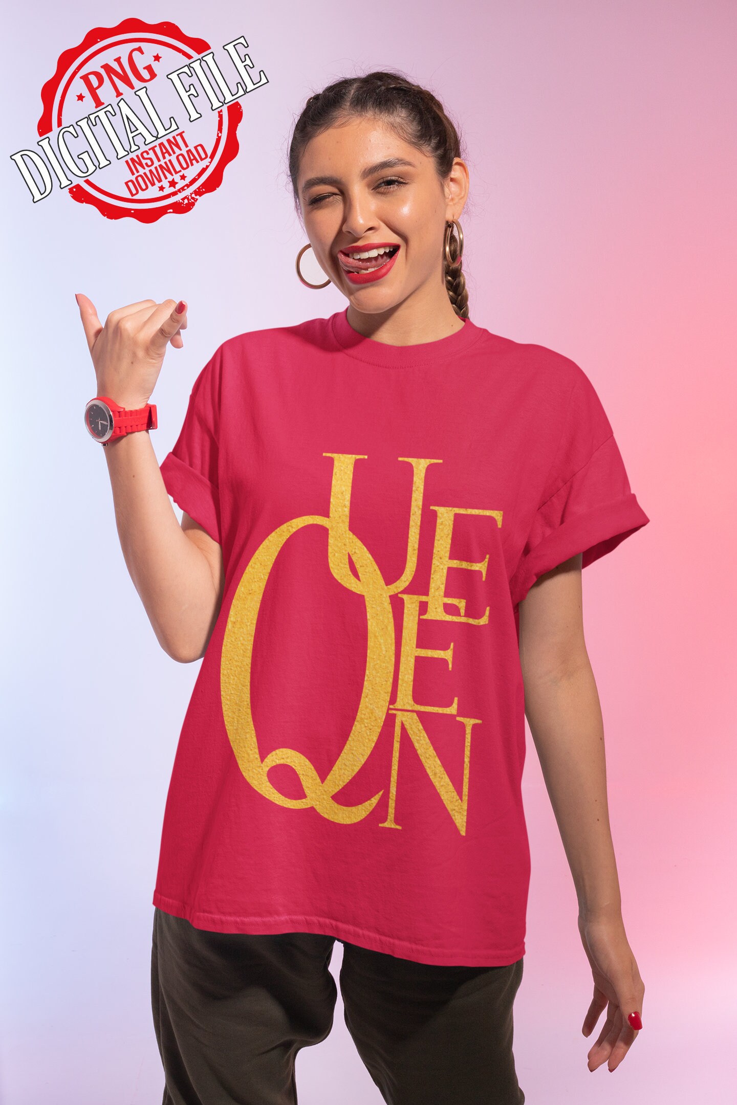 Queen Tshirt women Fashion logo Cute Womens Tshirt Queen Etsy
