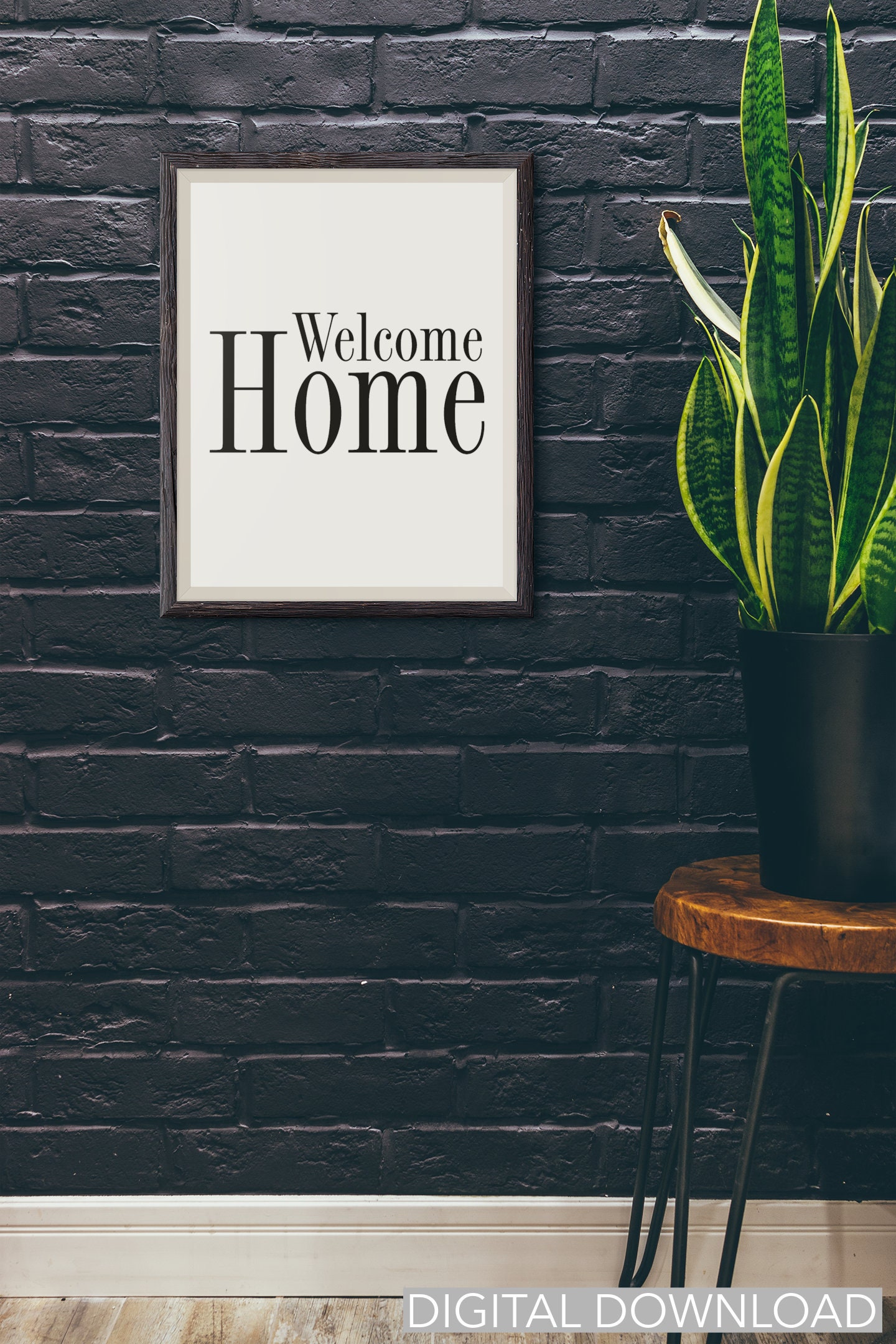 Welcome Home Sign Printable Wall Art Home Decor New Home Etsy