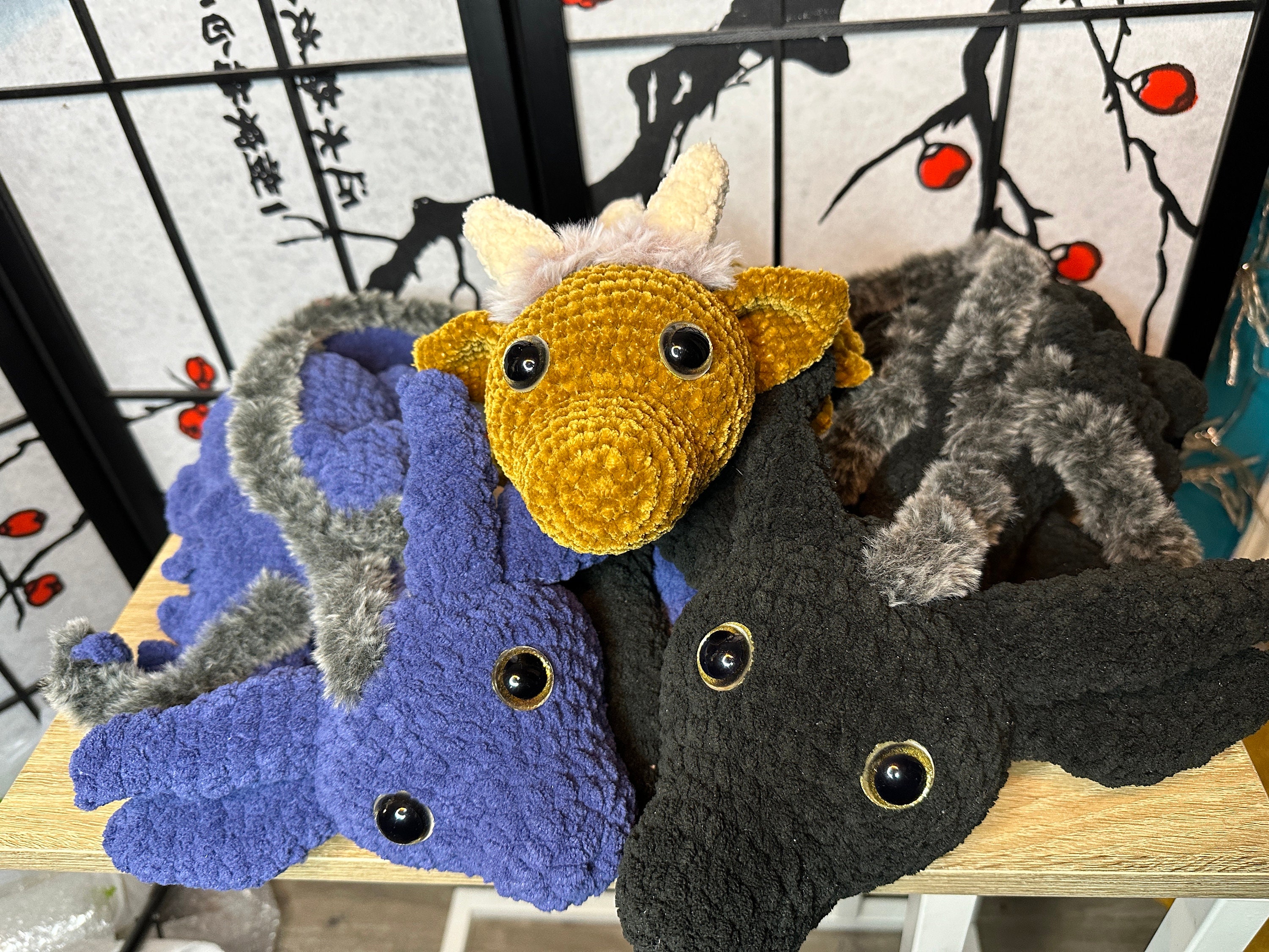 Crochet Fourth Wing Dragons - Etsy