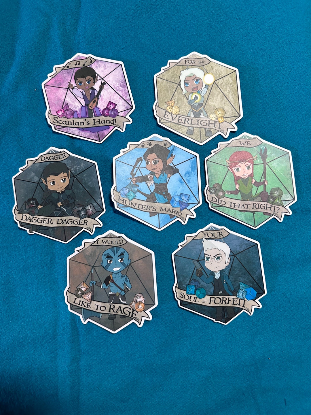 VM D20 Stickers 3” - Etsy