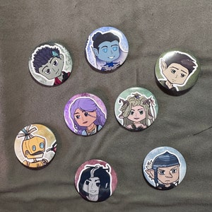 1.5” BH Buttons