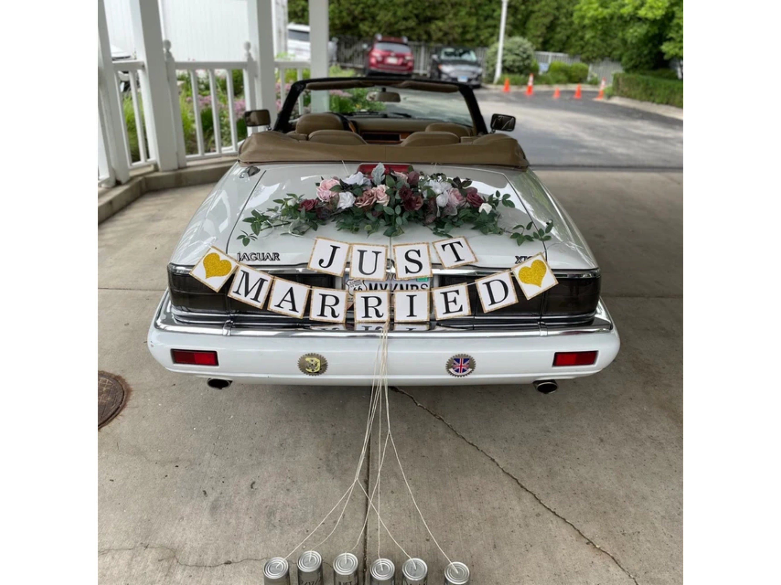 How to Decorate Your Just Married Getaway Car with Cans – Wedding Shoppe