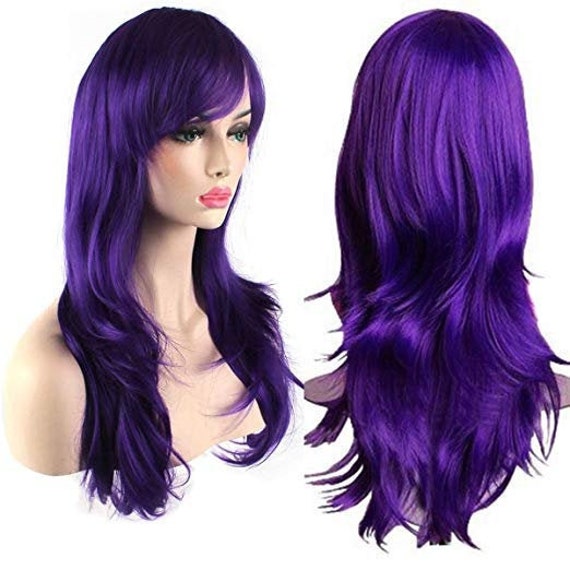 purple wig