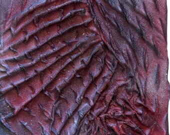 Muscle of Life – Textured Abstract Wall Art | 3D Relief Mixed Media | Upcycled Canvas | 30 x 30 cm handmade art