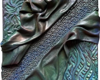 Green Depth – Original Mixed Media Wall Art on Canvas
