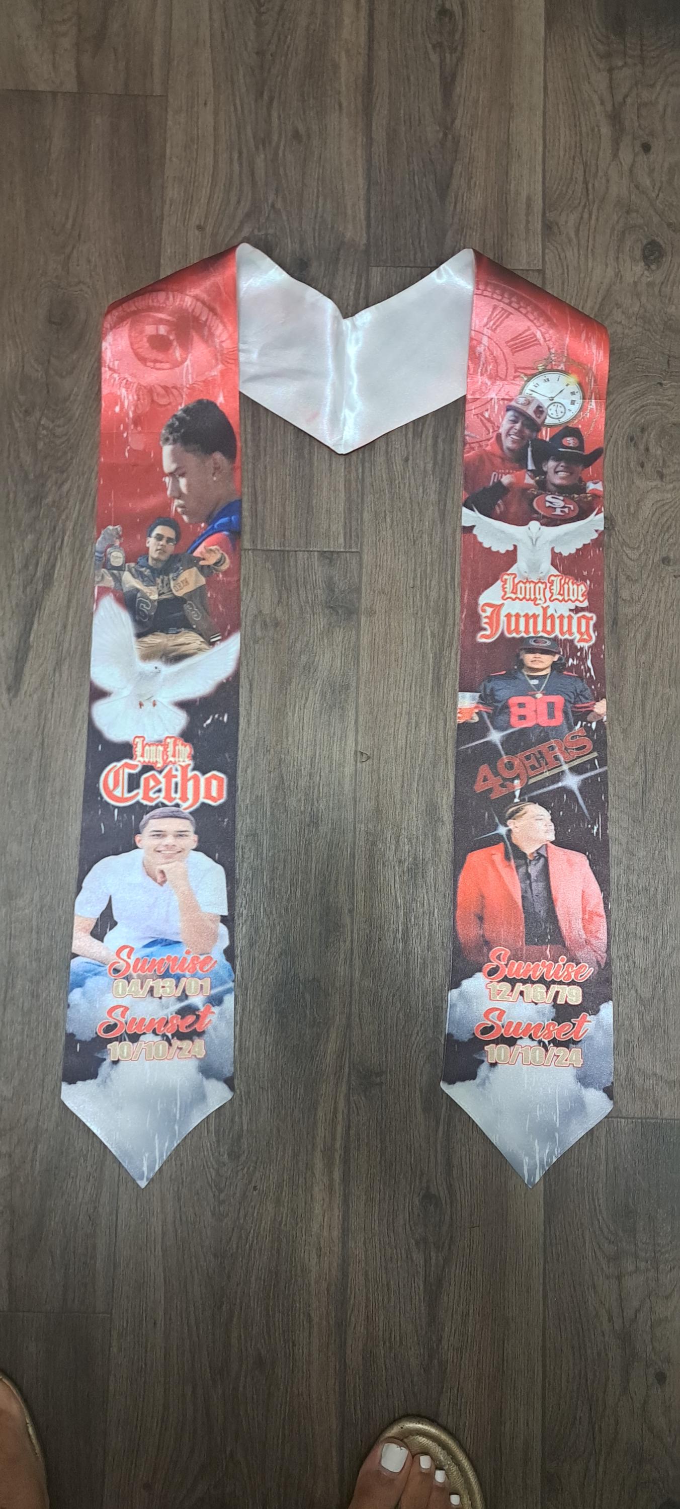 Faster Shipping Available by Request.. Custom 3d Stole With