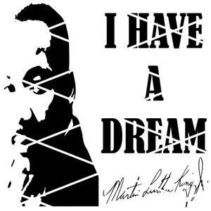 MLK day svg, Martin Luther King Jr. svg Png Shirt sublimation