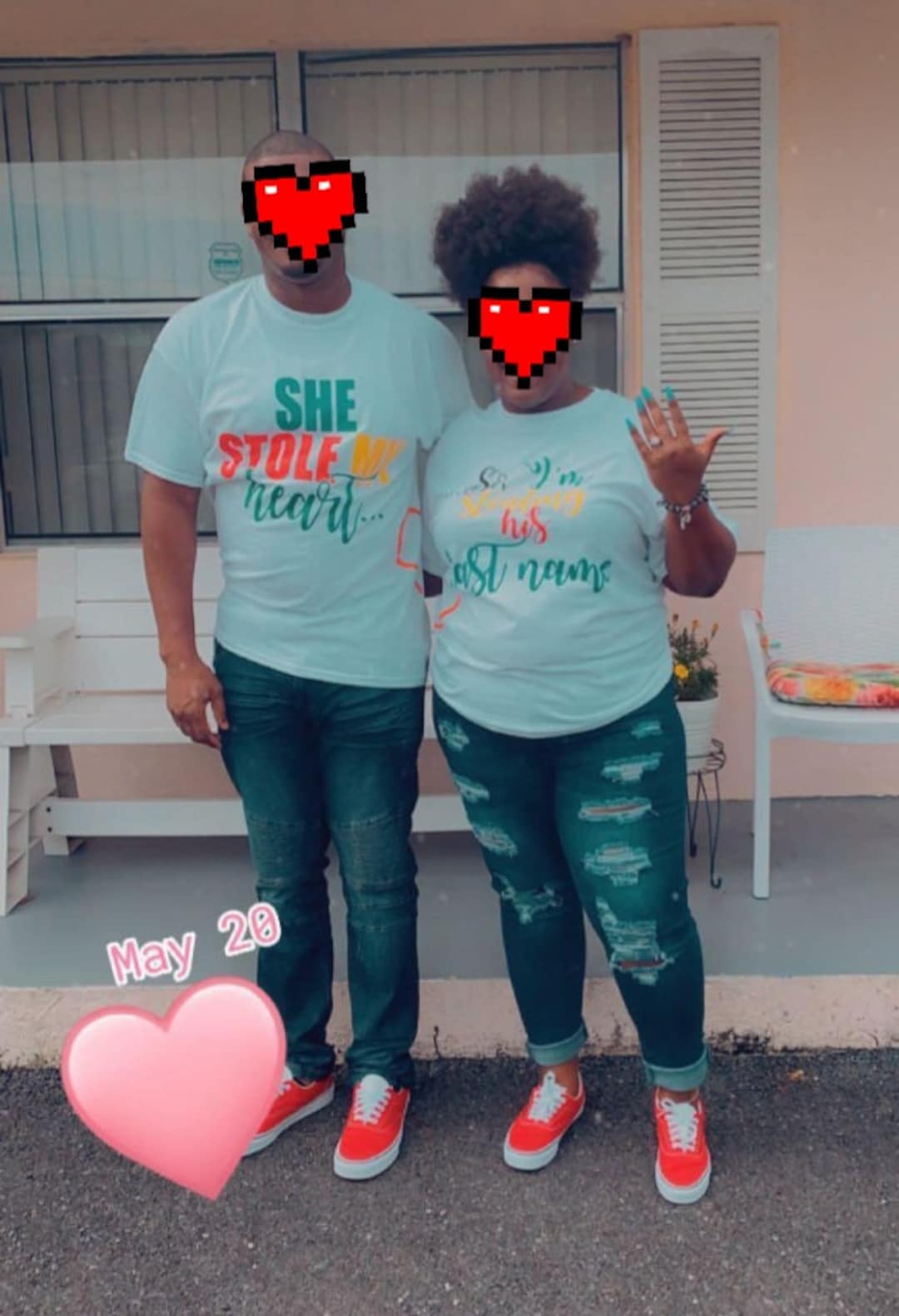Couple Matching - She Stole My Heart - Shorts