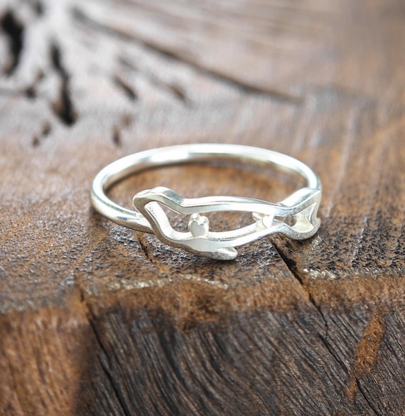 925 Silver Baby Sea Lion Ring - Main Image