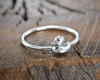 925 silver Duck Ring