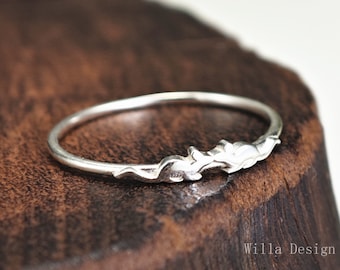 925 silver rat ring,you are loved inspired jewelry,Original Design Mouse ring,Minimalist hand-made jewelry