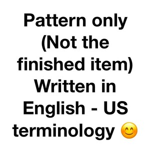 CROCHET PATTERN, Crochet flowers pdf pattern, US terms (English only) image 2