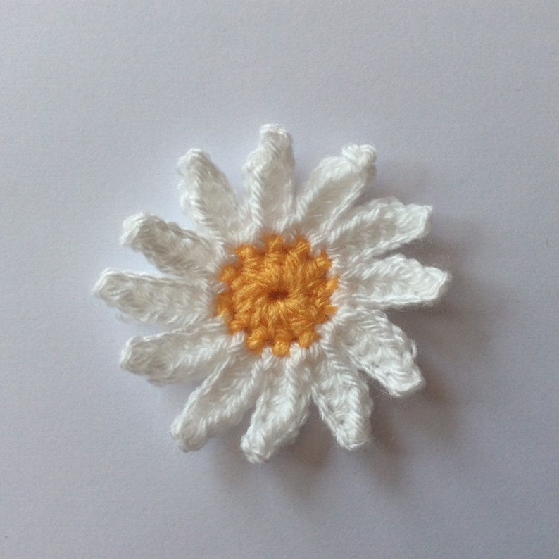 CROCHET PATTERN flowers, sunflowers and daisies crochet pattern, US Terms English only 画像 5