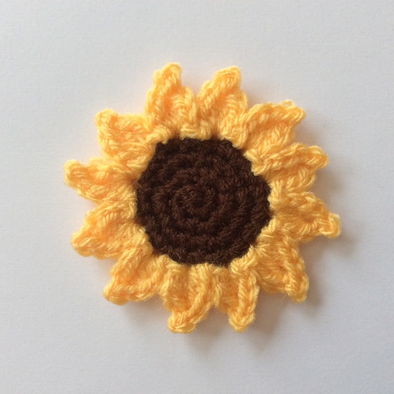 CROCHET PATTERN flowers, sunflowers and daisies crochet pattern, US Terms English only image 3