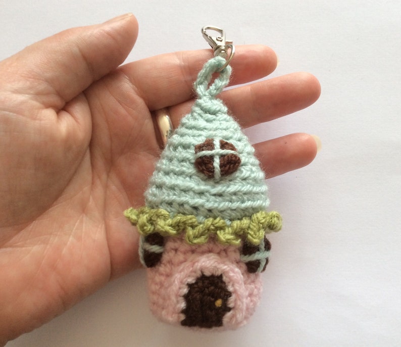 PDF Pattern Crochet Fairy House Key Chain/keyring Etsy UK