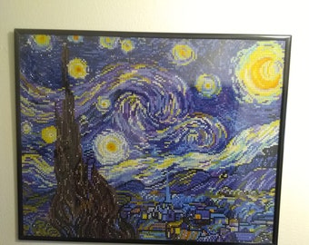 Starry Night Diamond Painting Complete 