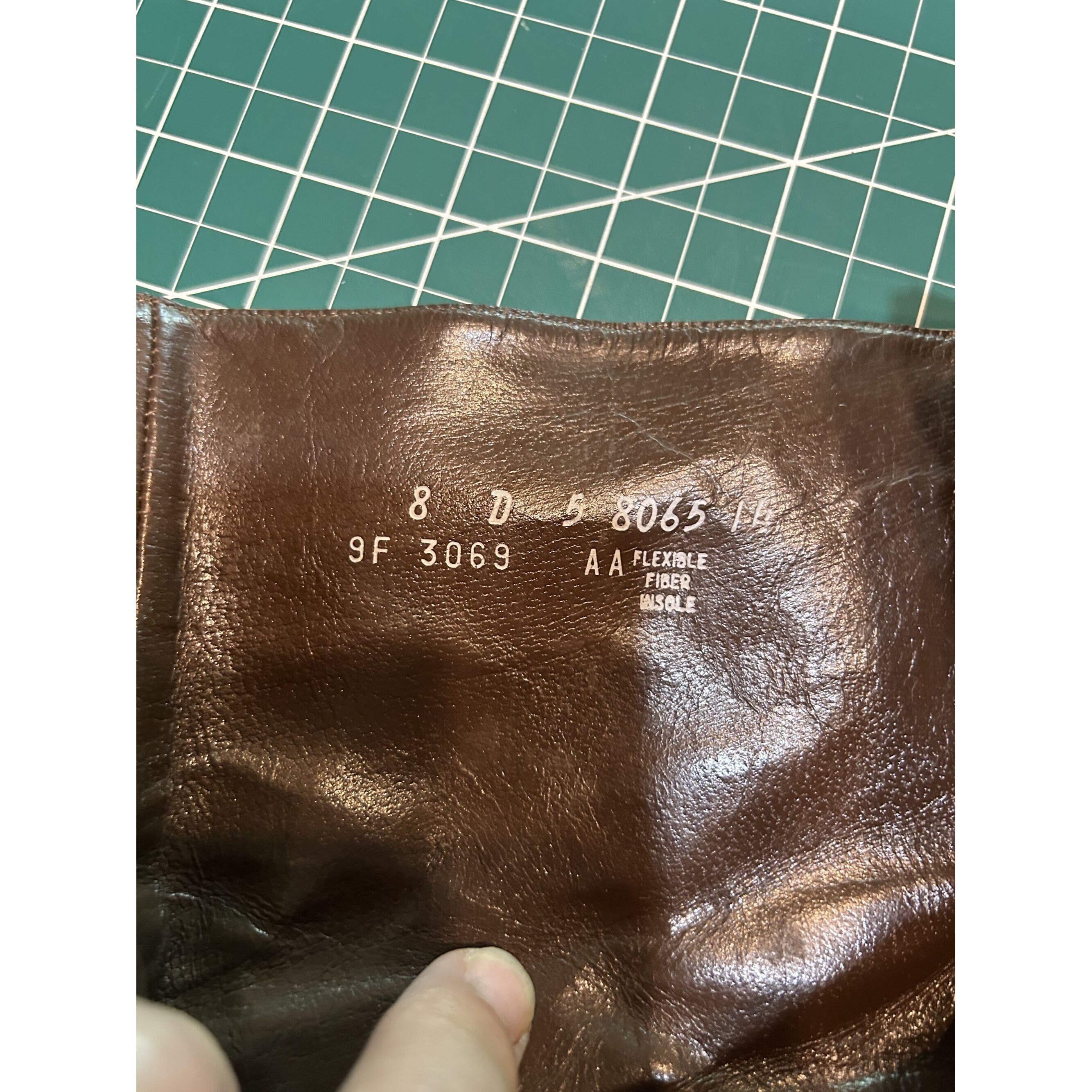 Vintage 1960 Paladium Designer Collection Leather Boots Size 
