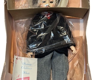 Muñeca Madame Alexander Rhett Butler, 1380, retrato infantil, serie 8", 1984, coleccionable vintage en caja original.