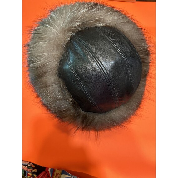Vintage Russian Ushanka Hat With Genuine Fur & Leather - Etsy display picture 3