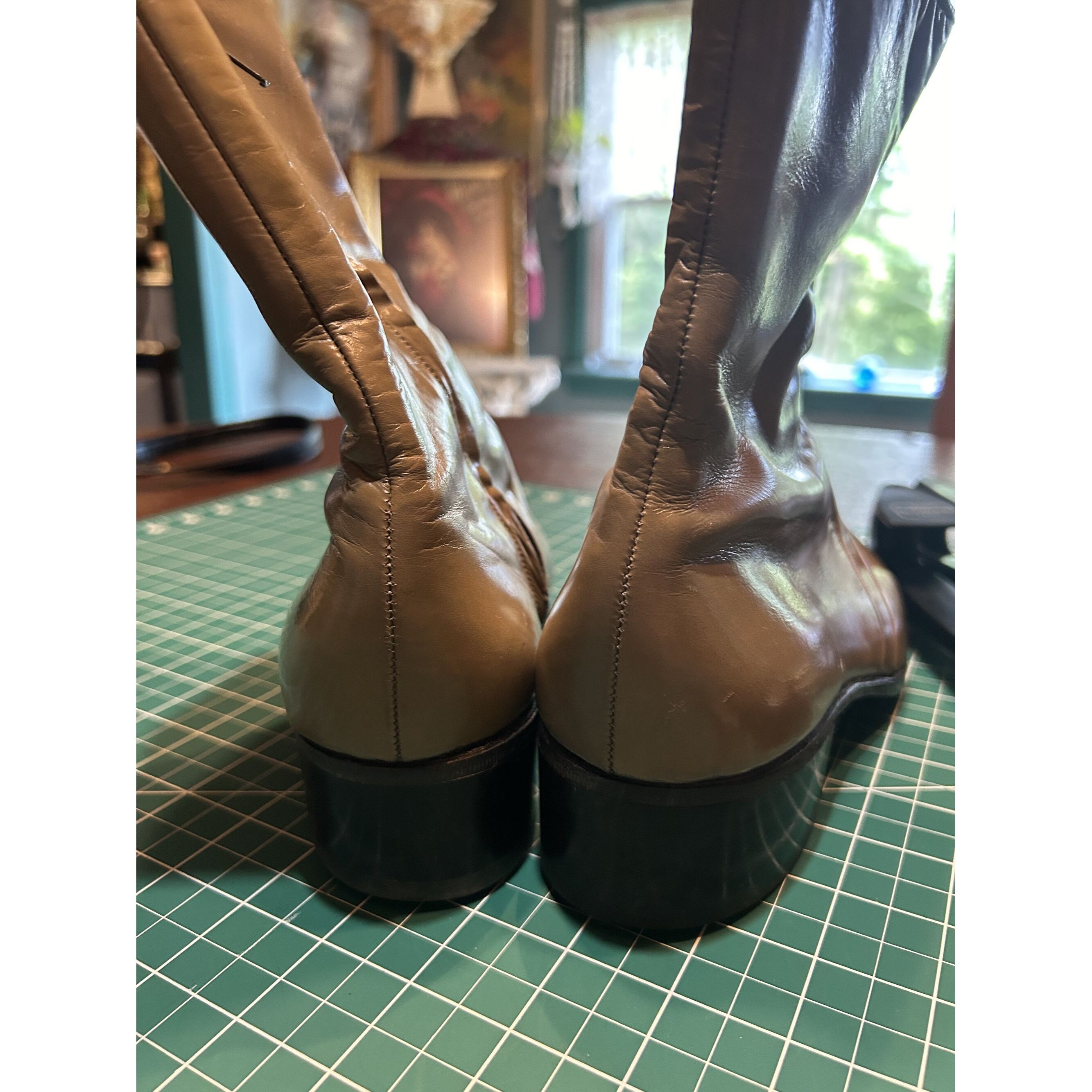 Vintage 1960 Paladium Designer Collection Leather Boots Size  display picture 1
