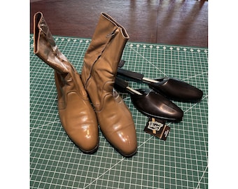 Vintage 1960 Paladium Designer Collection Botas de cuero Tamaño 8.5