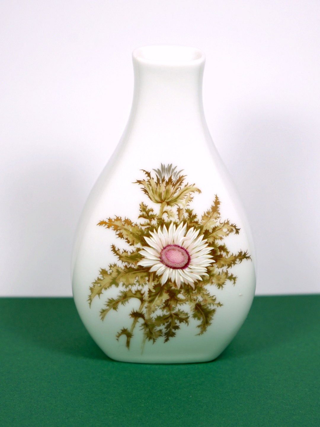 1950s Vase Kaiser Porzellan Silberdistel, West Germany Etsy