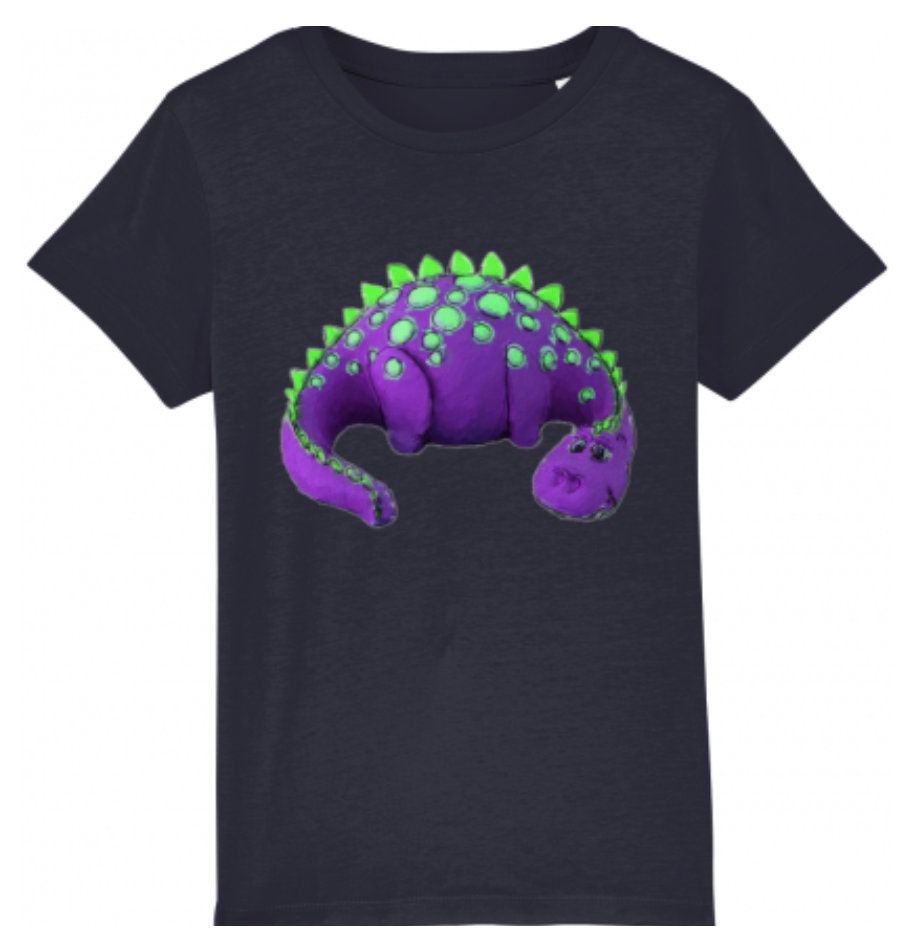 Purple dinosaur cheap shirt