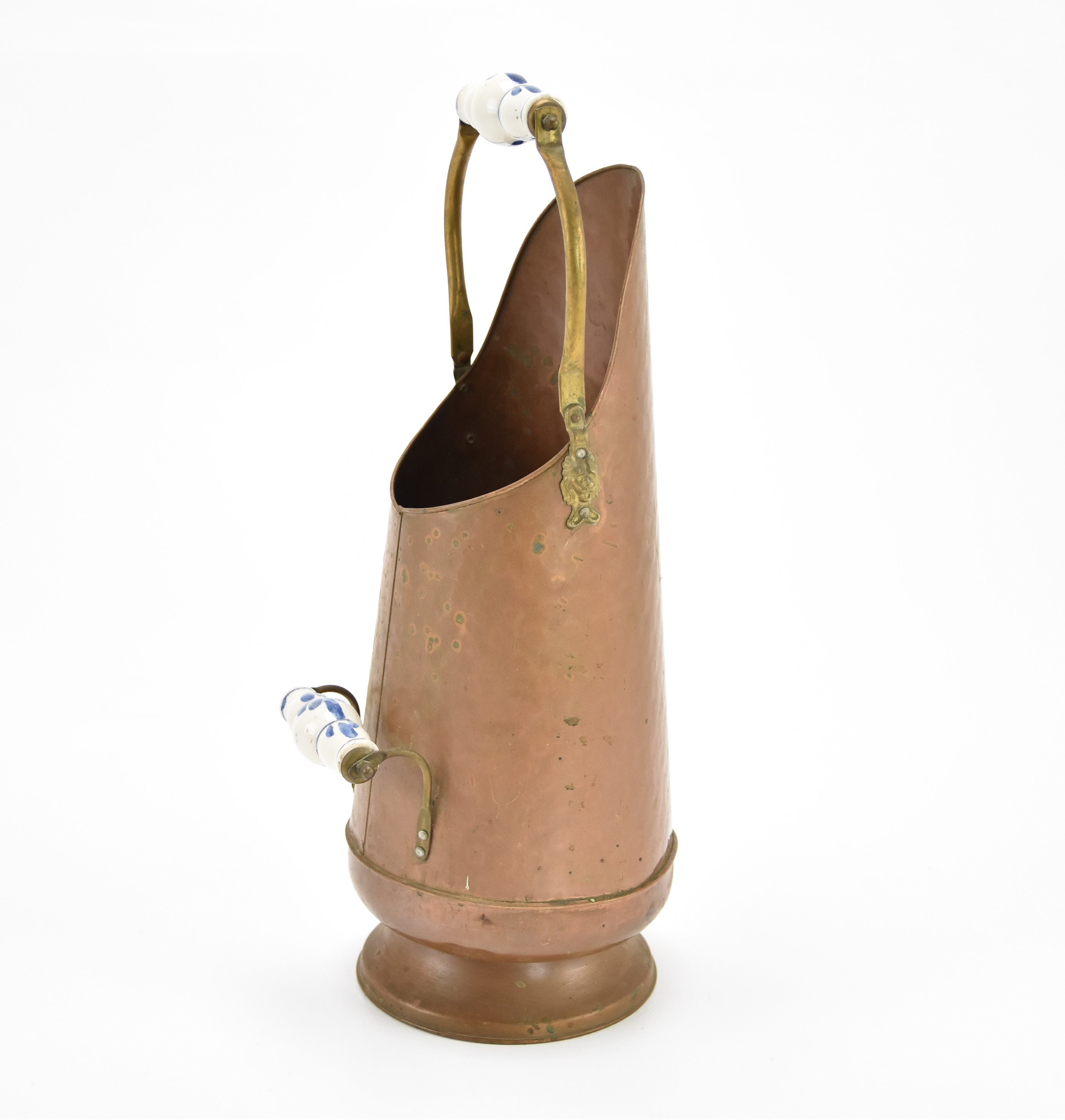 paire de bougeoirs laiton made in England