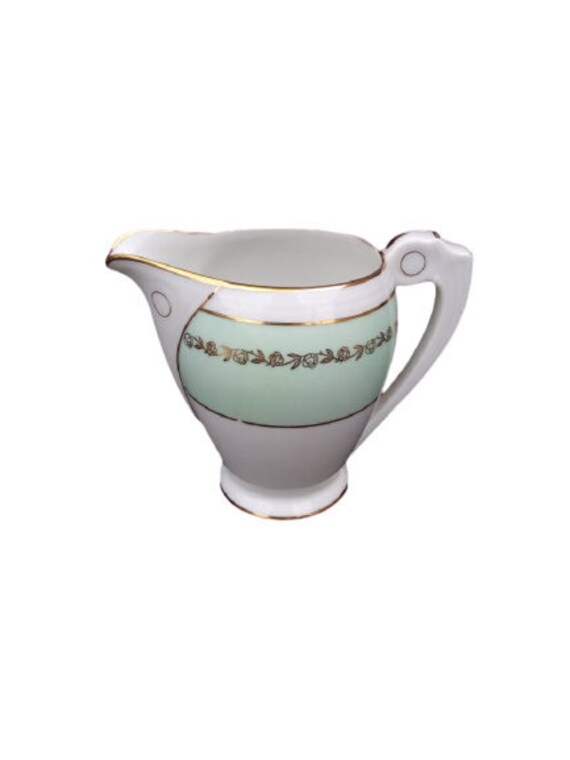 Vintage Français Limoges Milk Jug Cream Pitcher Kitchenware Farmhouse Rustic Porcelain Vintage 1980S