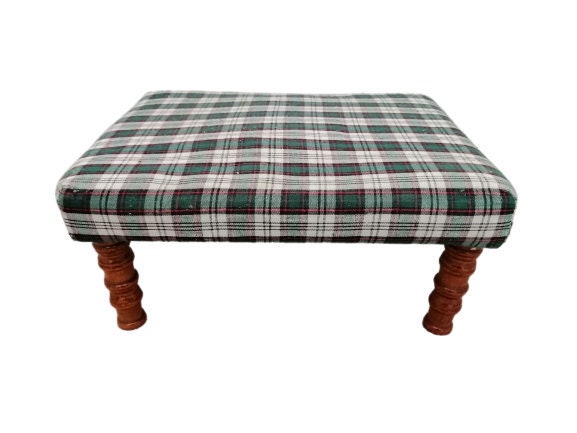 Vintage Français Small Stool Wooden Wood Display Stand Ornament Plant Pot Table Ferme Rustic Bench D