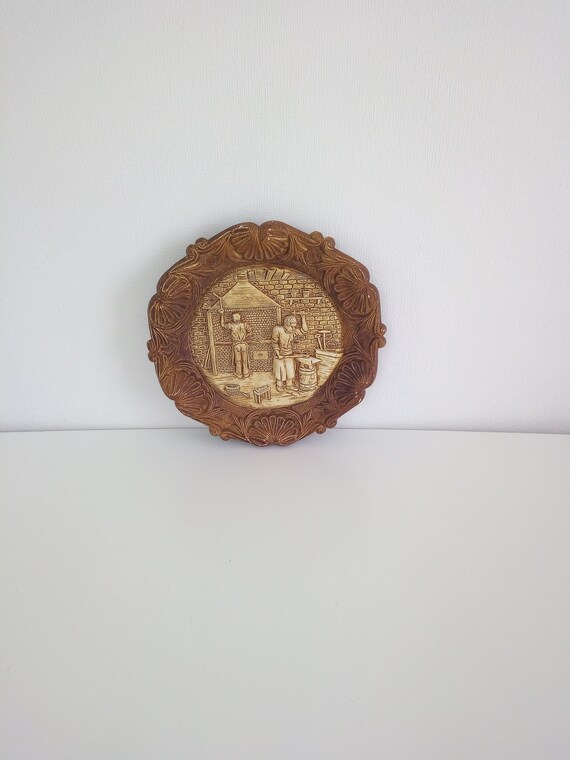 Vintage French Resin Wall Plaque Hanging Decor - Decorative Wall Plaques Resin Vintage French Resin Wall Plaque Hanging Decor - Decorative Wall Plaques Resin