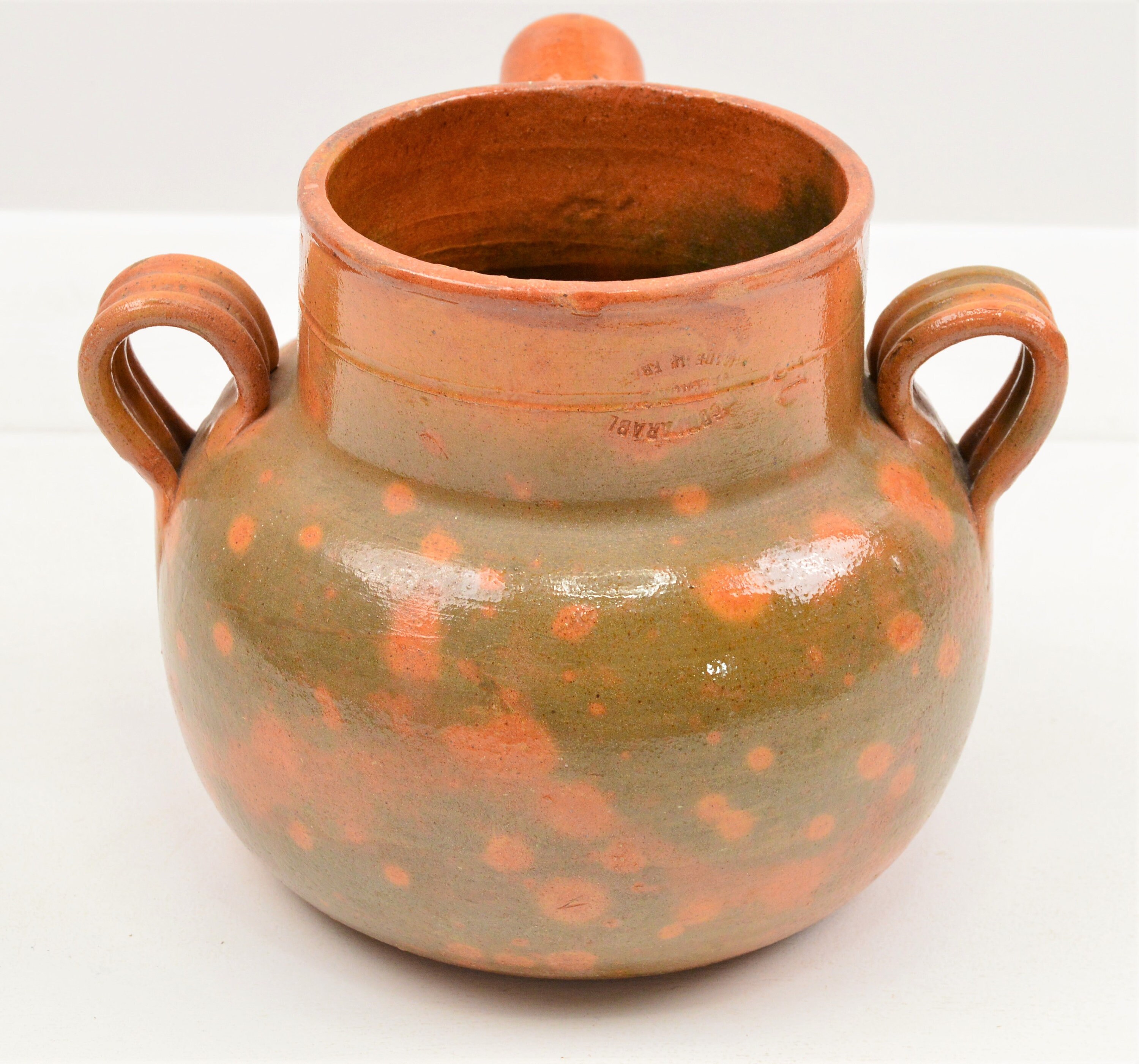 フランスヴァロリス アンティーク テラコッタ クッキングポット