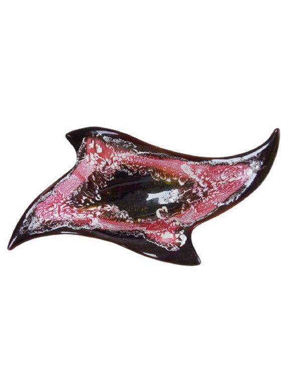 Vintage Ceramic Dish Fruit Bowl Platter Céramique Assiette Servant Plat Ornement Maison Décor Cuisin