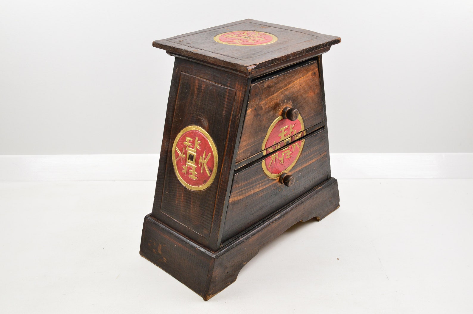 Vintage Sudeste asiático de Asia Madera hecha a mano Pequeño | Etsy