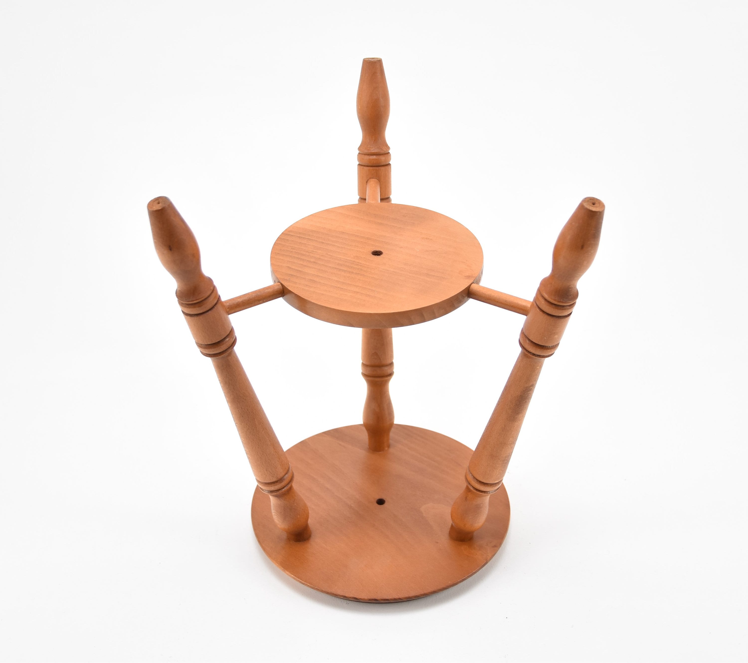 Vintage Wooden Tripod Two Tier Level Plant Stand Display Farmhouse ...