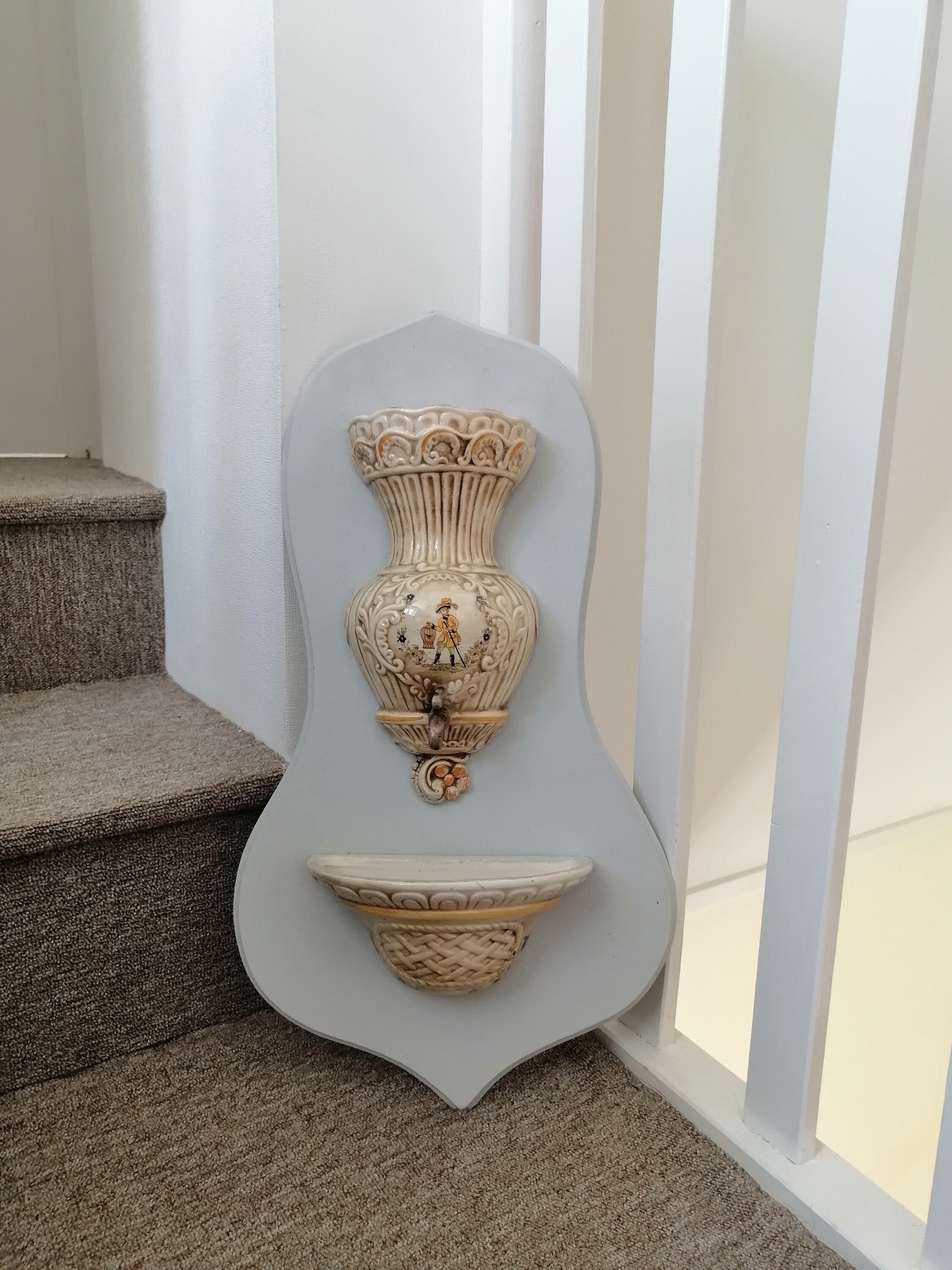 Vintage Ceramic Faux Water Lavabo Wall Hanging Wall Decor | Etsy