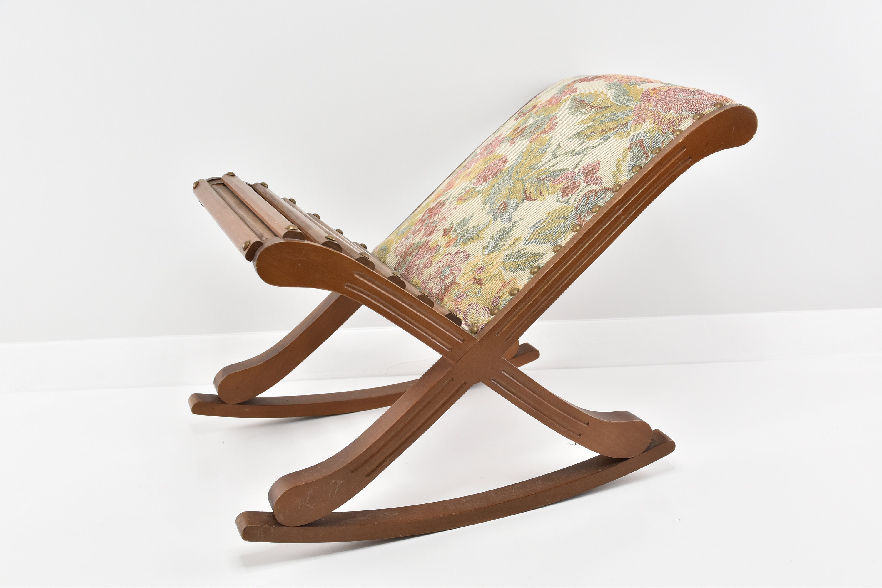 Wooden rocking footrest deals
