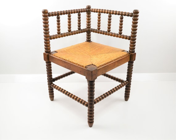 Bobbin turned corner chair hotsell