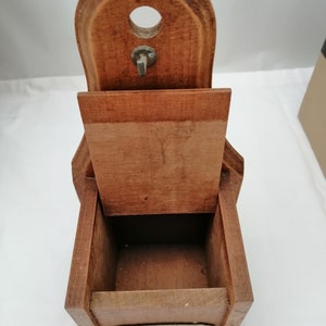 Vintage French Wooden Box String Box Ficelle String Holder Country ...