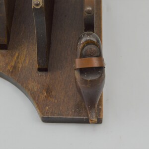 French Letter Rack Vintage French Found Wooden Letter Rack Table Top Decor Wooden Letters ...