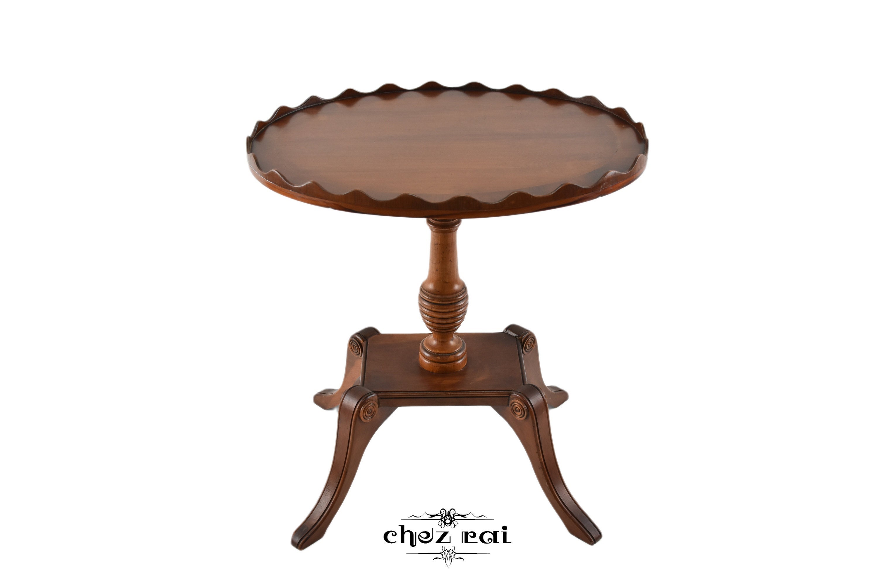 Vintage English Bevan Funnell Reprodux Oval Mahogany