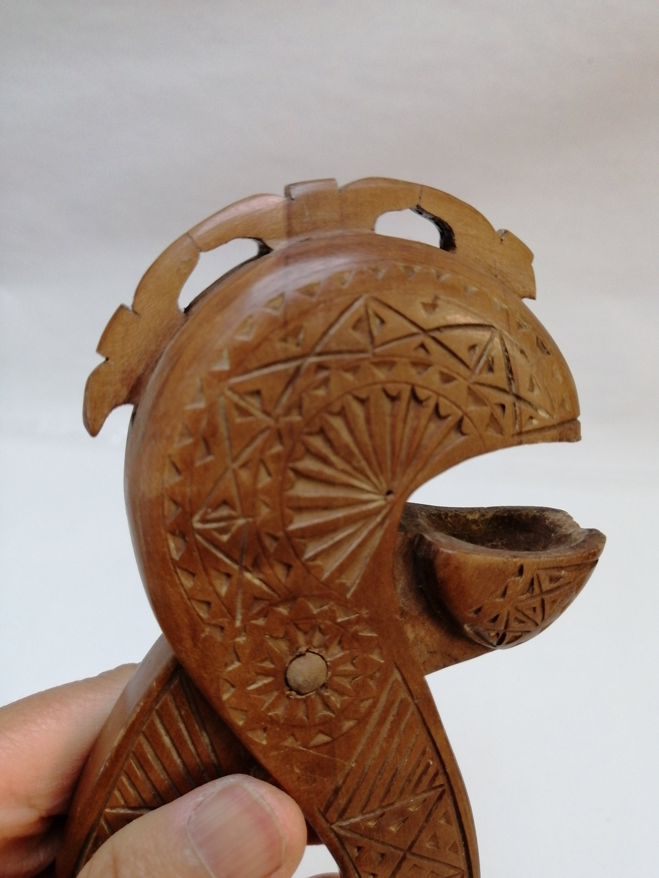 Vintage Hand Carved Wooden Nutcracker From the 1960s Etsy