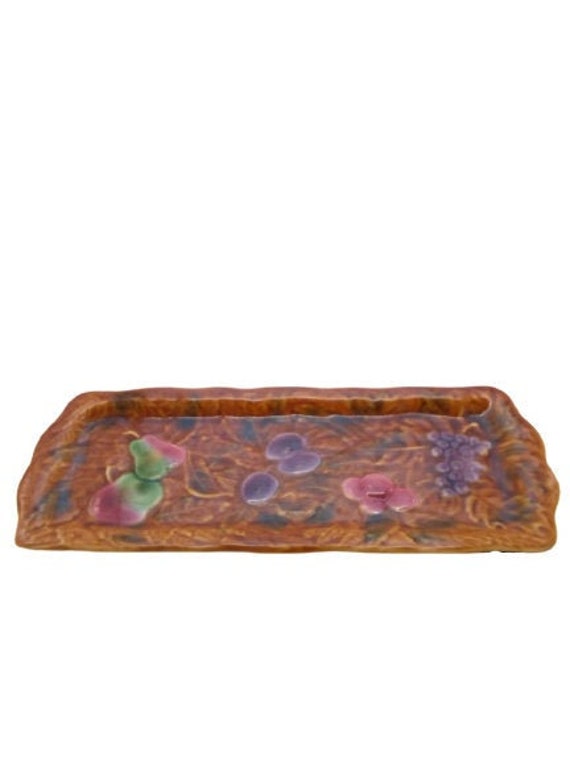 Vintage Céramique Porcelaine Plateau Étagère Affichage Home Decor Homeware Serving Tray Wear Décorat