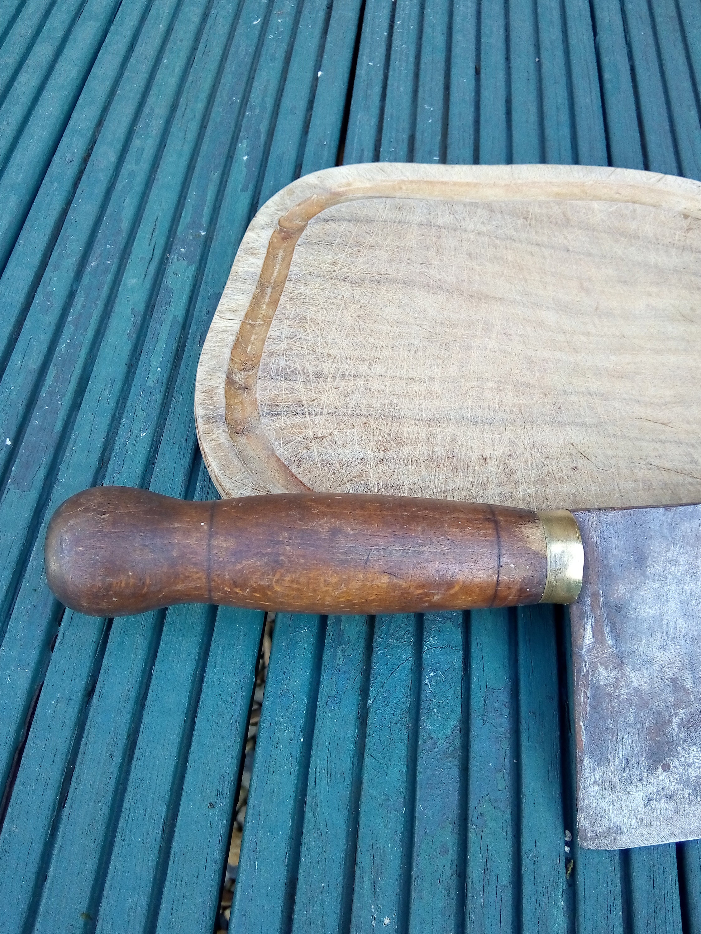 Vintage Meat Cleaver Chef's Knife or Butcher's Knife Etsy Ireland