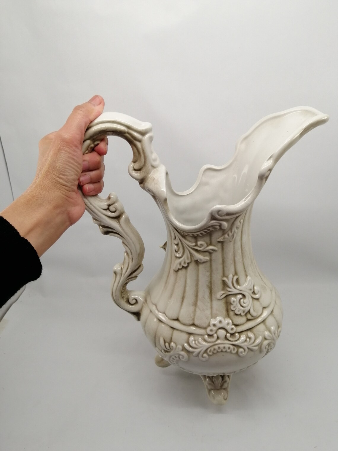 Vintage Italian Porcelain Capodimonte Hand Crafted Vase | Etsy