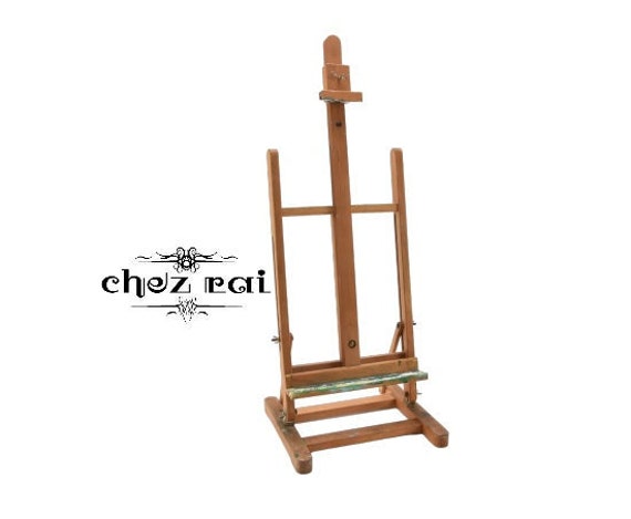 ヴィンテージ】フランス イーゼル 木製 折りたたみ可 - その他安価