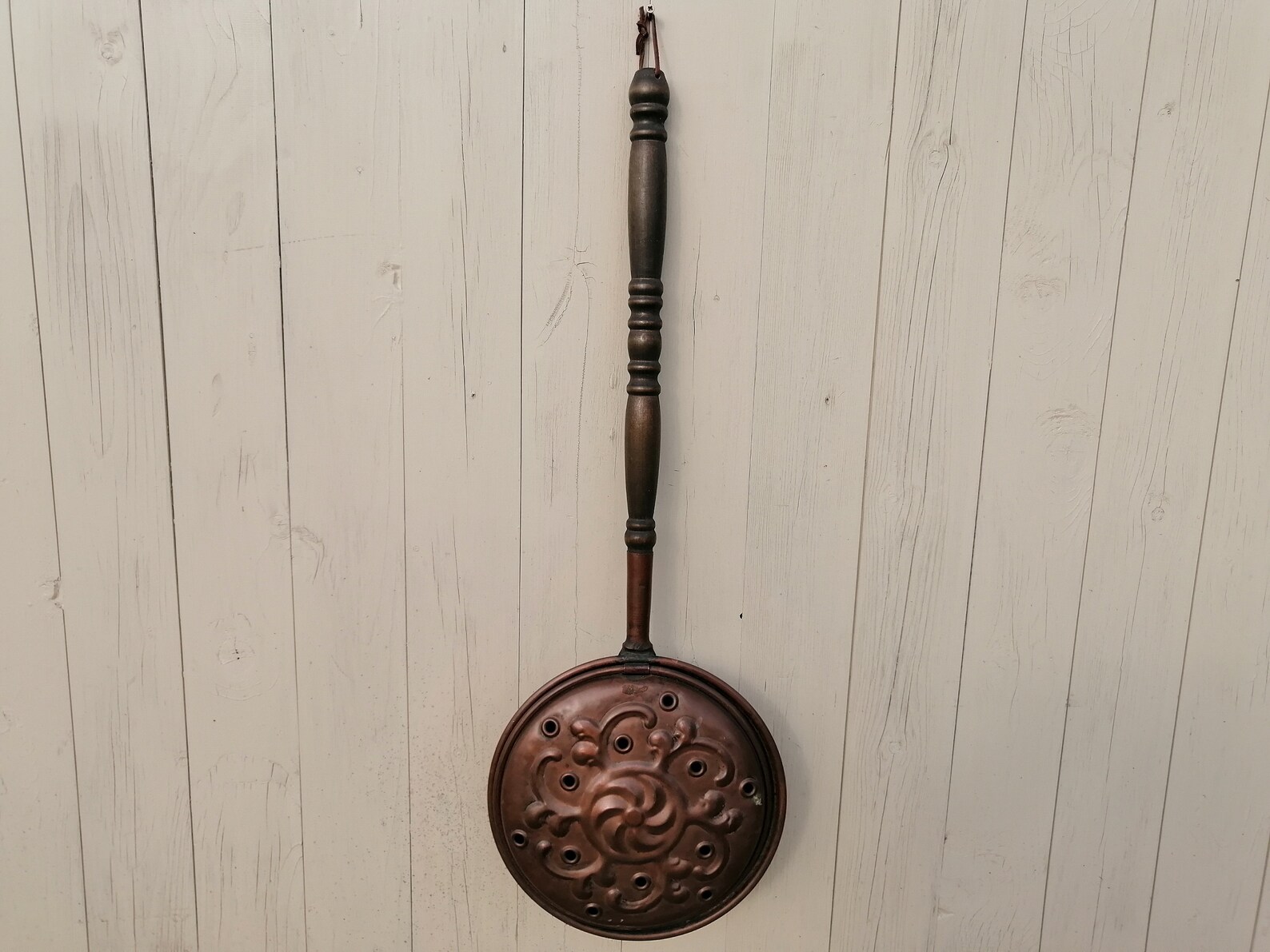 Vintage francés largo manejado cobre caliente carbónes cama | Etsy