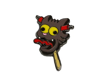 Scratchy Pop-Artscile Enamel Pin