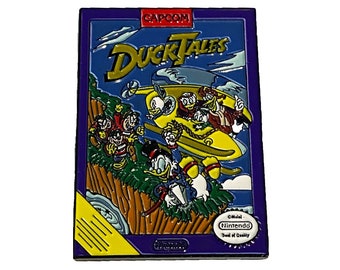 DuckTales Nintendo NES Cover Art Enamel Pin