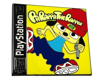 Parappa the Rapper PS1 Cover Art Enamel Pin